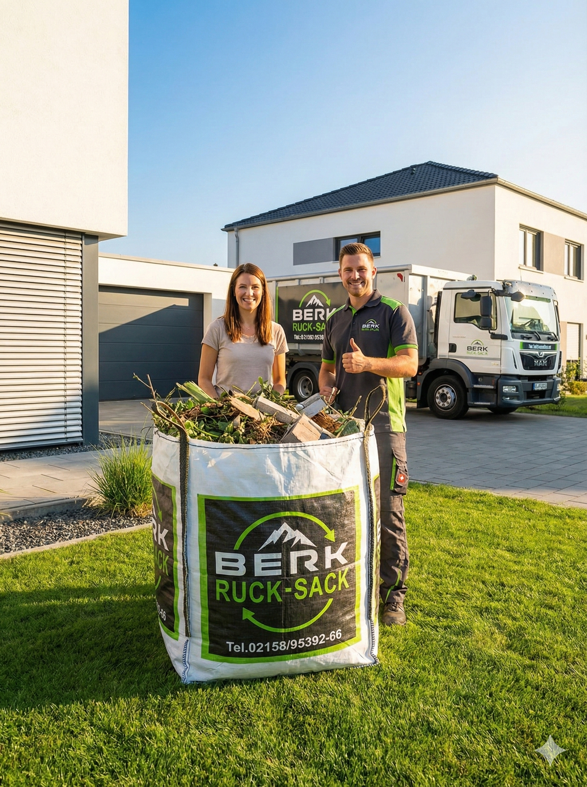 BERK Ruck-Sack – Big Bag für Bauabfälle von BERK Recycling