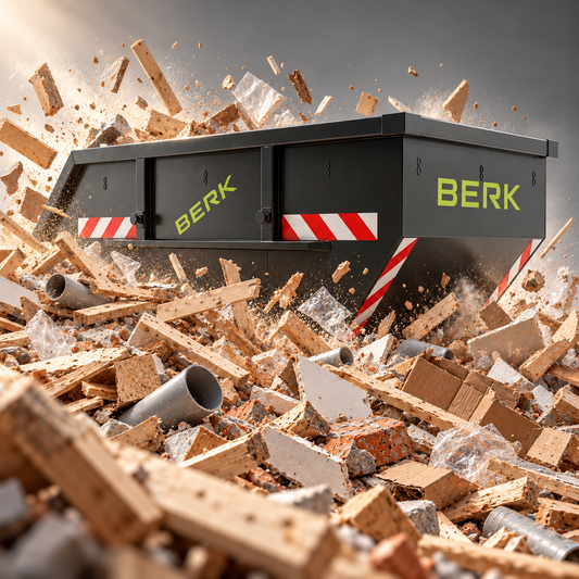 Container für Baustellenmischabfall