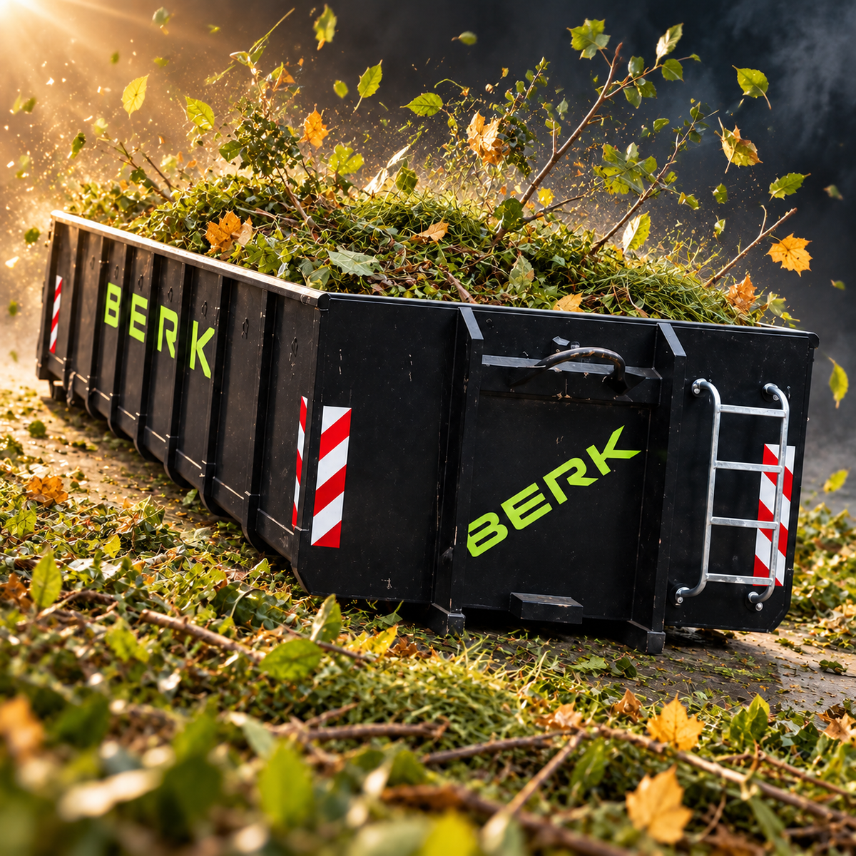 Container für Grünabfall