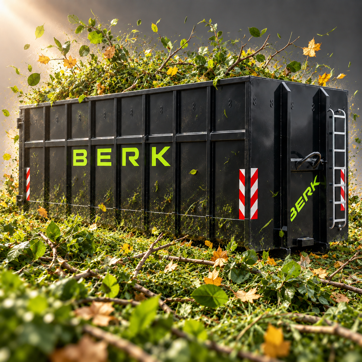 Container für Grünabfall